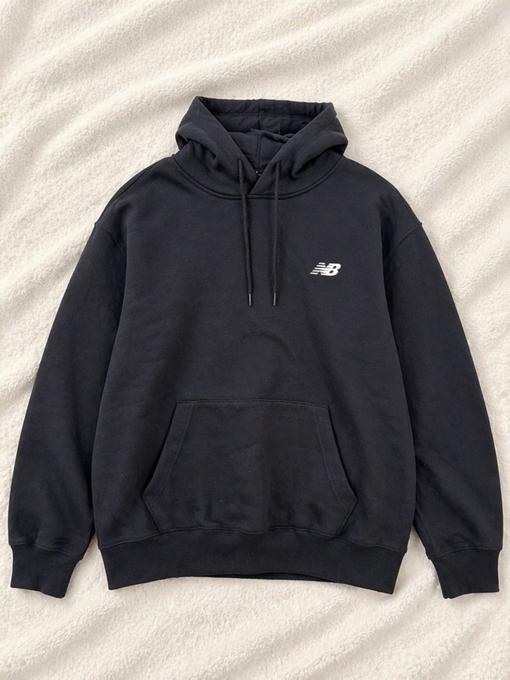 New Balance Black Hoodie Small Relaxed Fit NWT